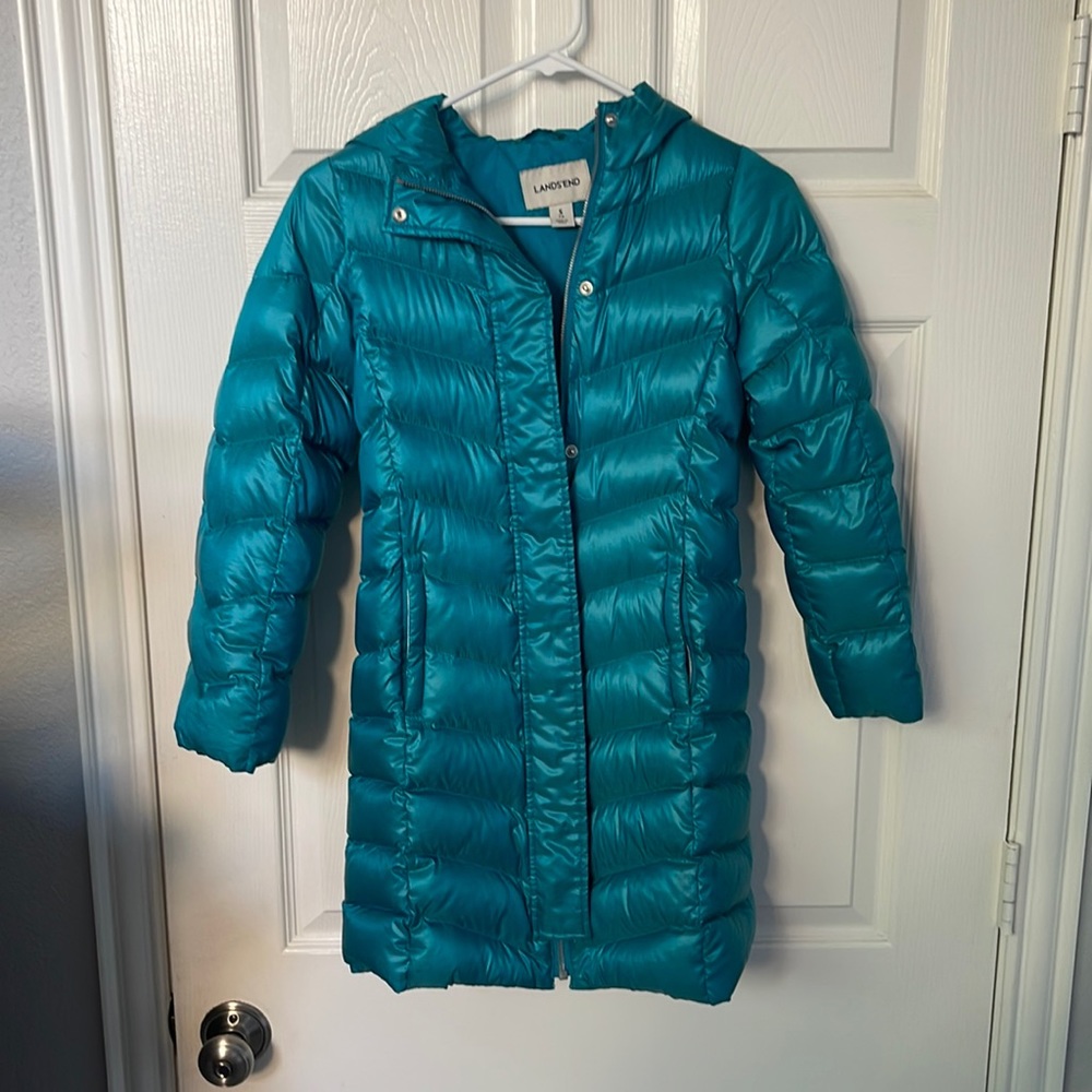 Lands end girls jacket! Size 7-8